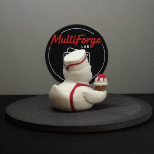 I-Scream Terrorizer Dash & Cruise Duck figurine, rear three-quarter view showing the sailor-style hat and uniform back